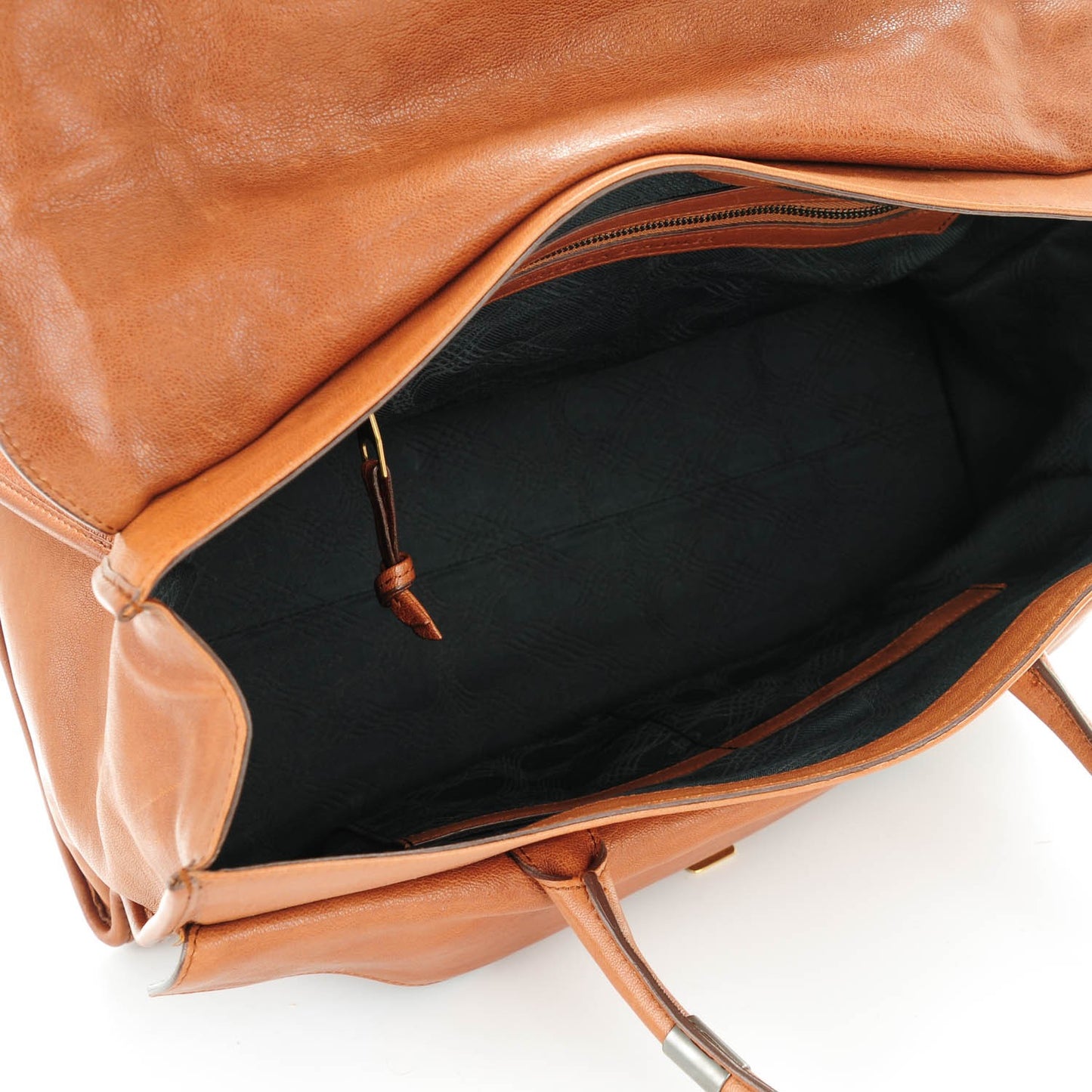 Lambskin PS1 Small Keep All Saddle