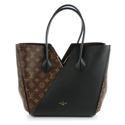 Louis Vuitton Calfskin Monogram Kimono Tote Black 1 of 7