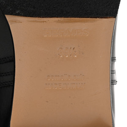 Hermes Calfskin Follow Ankle Boots 39.5 Black 8 of 10