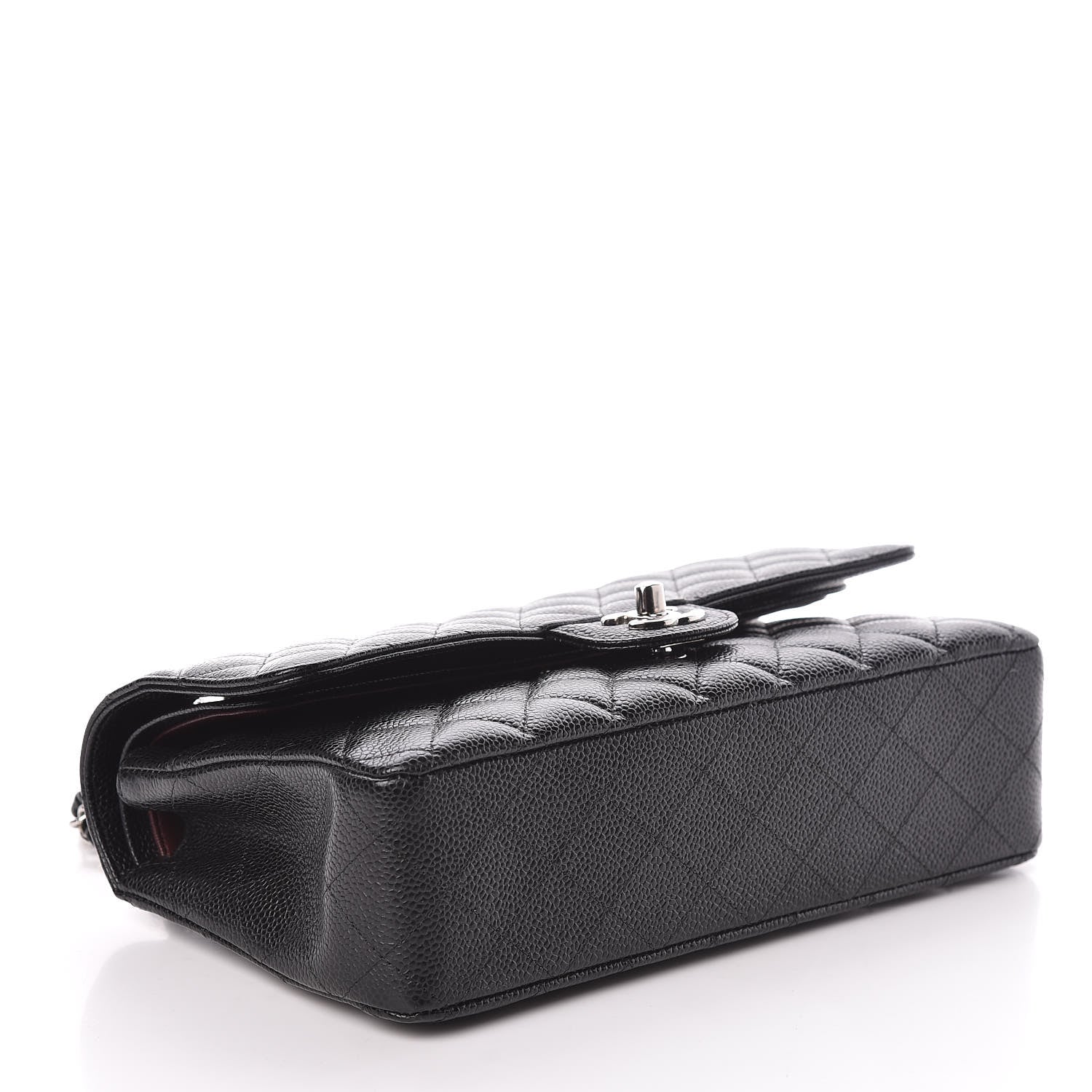 Chanel Caviar Quilted Medium Double Flap Black 4 of 14