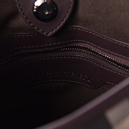Burberry Smoked Check Small Northfield Tote Plum 7 of 9