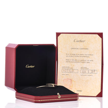 Cartier 18K Yellow Gold Small Juste Un Clou Bracelet 17 5 of 5