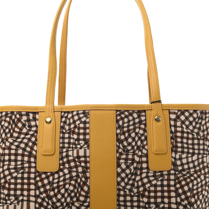 MCM Visetos Medium Liz Reversible Shopper Tote Cognac Yellow 18 of 18