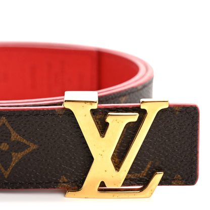 Louis Vuitton Monogram 30mm LV Initiales Reversible Belt 90 36 Coquelicot 6 of 9