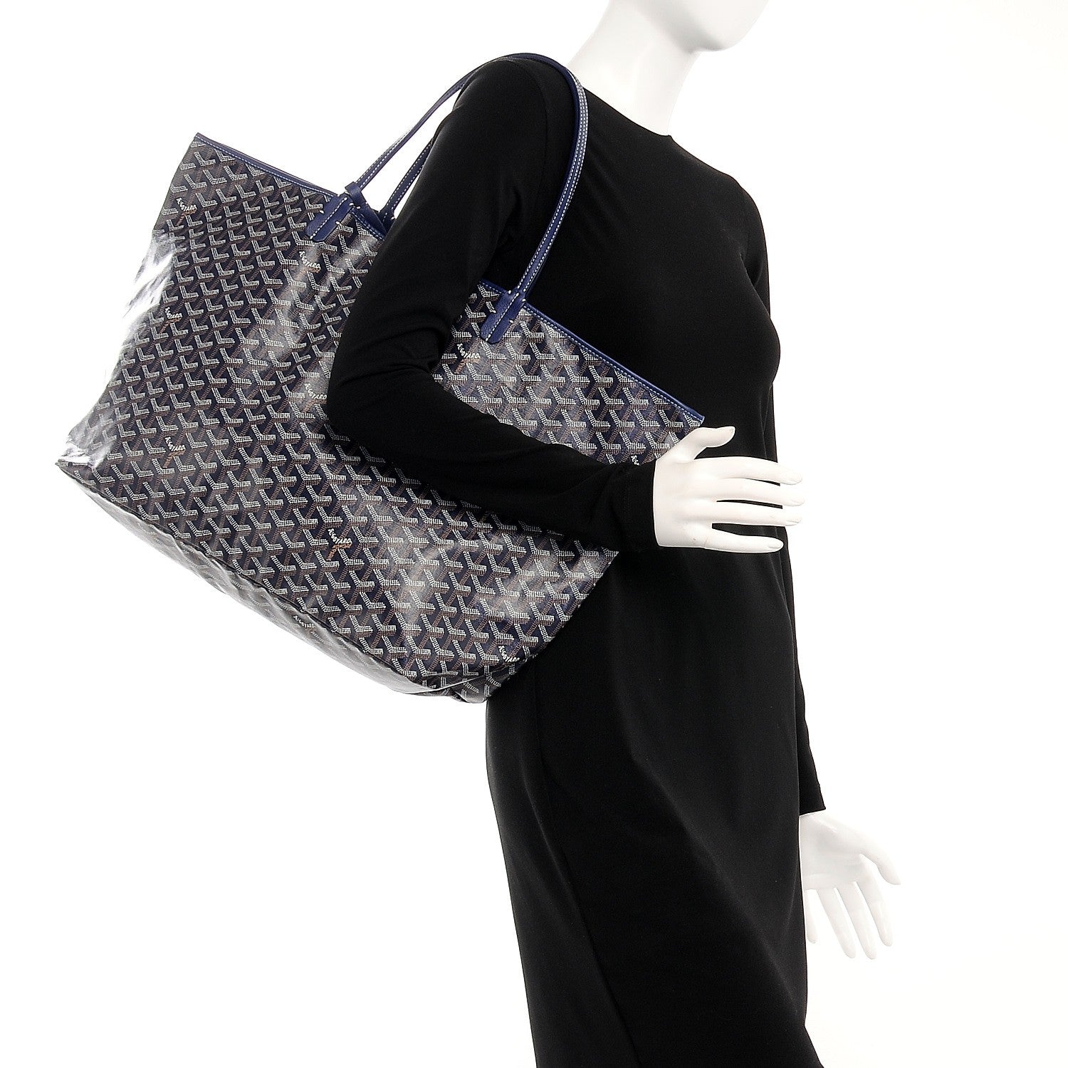 Goyard Goyardine Saint Louis GM Navy 2 of 9