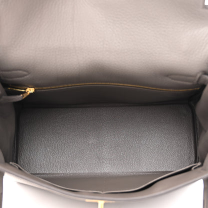 Hermes Togo Kelly Retourne 28 Etain 5 of 11