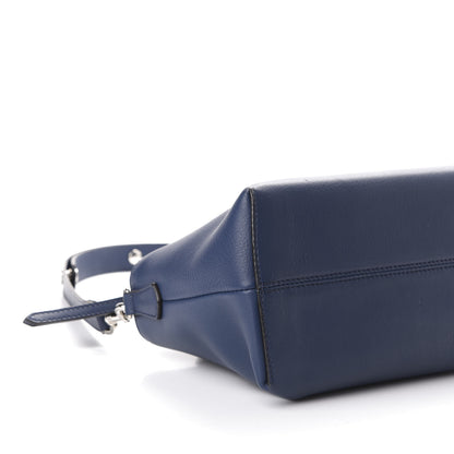 Fendi Vitello Dolce Medium By The Way Boston Bag Blue 5 of 14