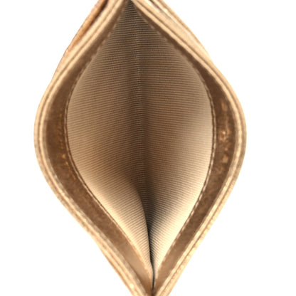 Chanel Metallic Lambskin Quilted CC Card Holder Gold 5 of 10