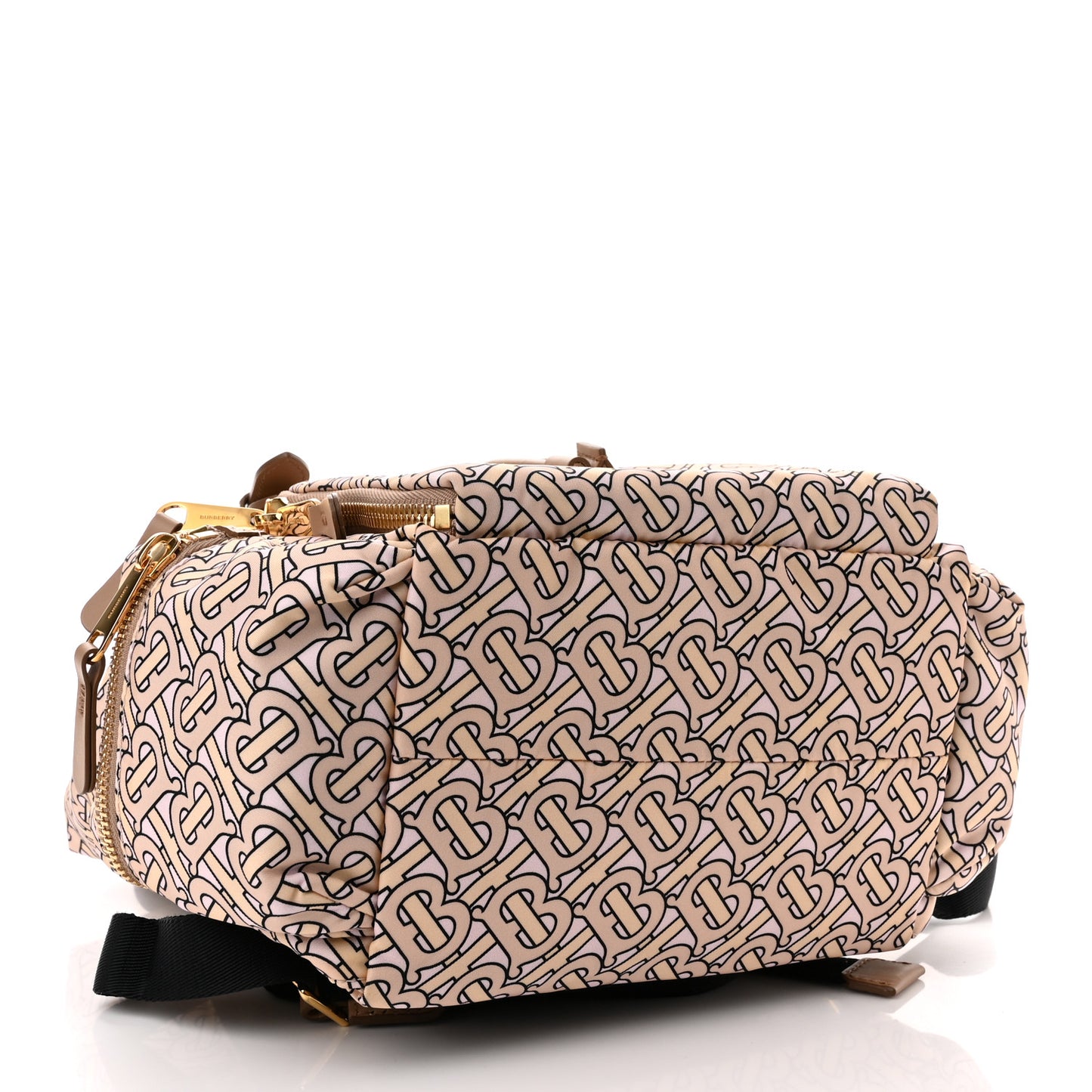 Nylon Monogram Medium Rucksack Backpack Blush