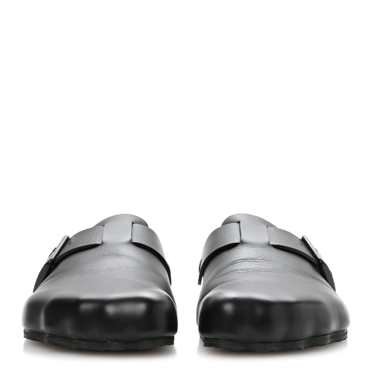 Matte Calfskin Sunday Mules 38 Black