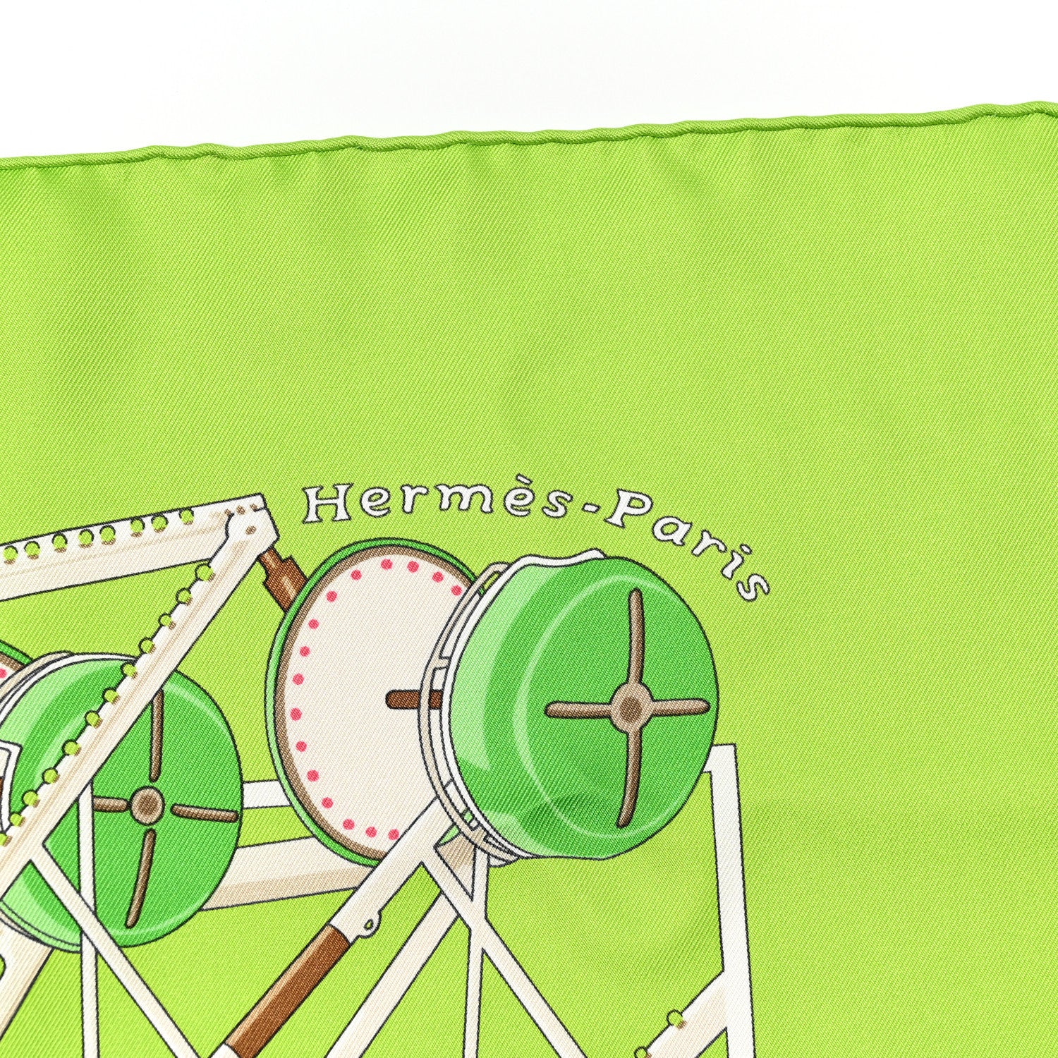 Hermes Silk Grande Roue Scarf 90 3 of 6