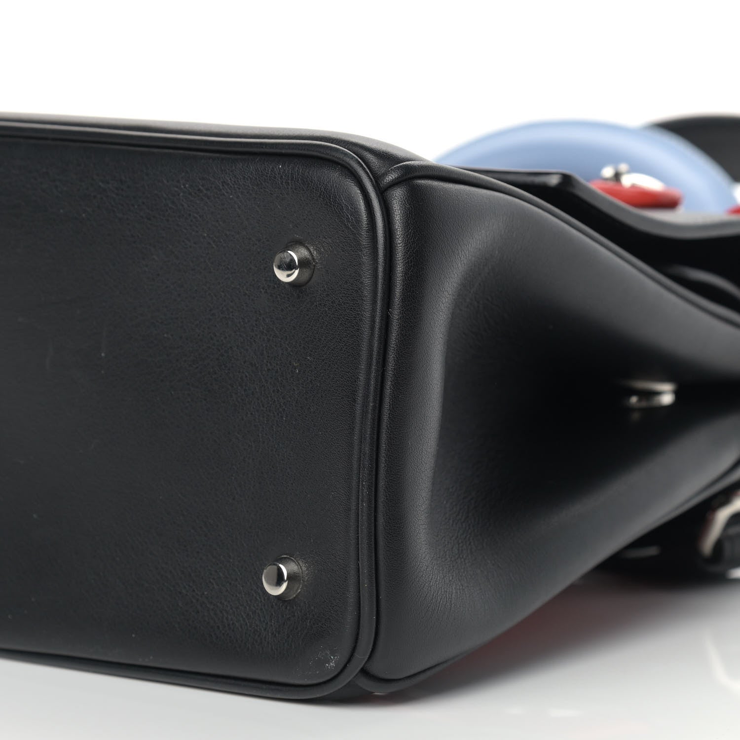 Christian Dior Smooth Calfskin Mini Be Dior Flap Black Blue Red 8 of 11
