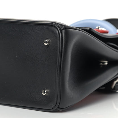Christian Dior Smooth Calfskin Mini Be Dior Flap Black Blue Red 8 of 11