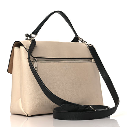 Louis Vuitton Soft Calfskin My Lockme Top Handle Kabuki Red Quartz Black 3 of 9
