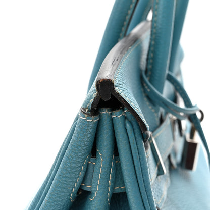 Hermes Togo Birkin 30 Blue Jean 14 of 22