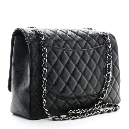 Chanel Caviar Quilted Maxi Single Flap Black 3 of 11