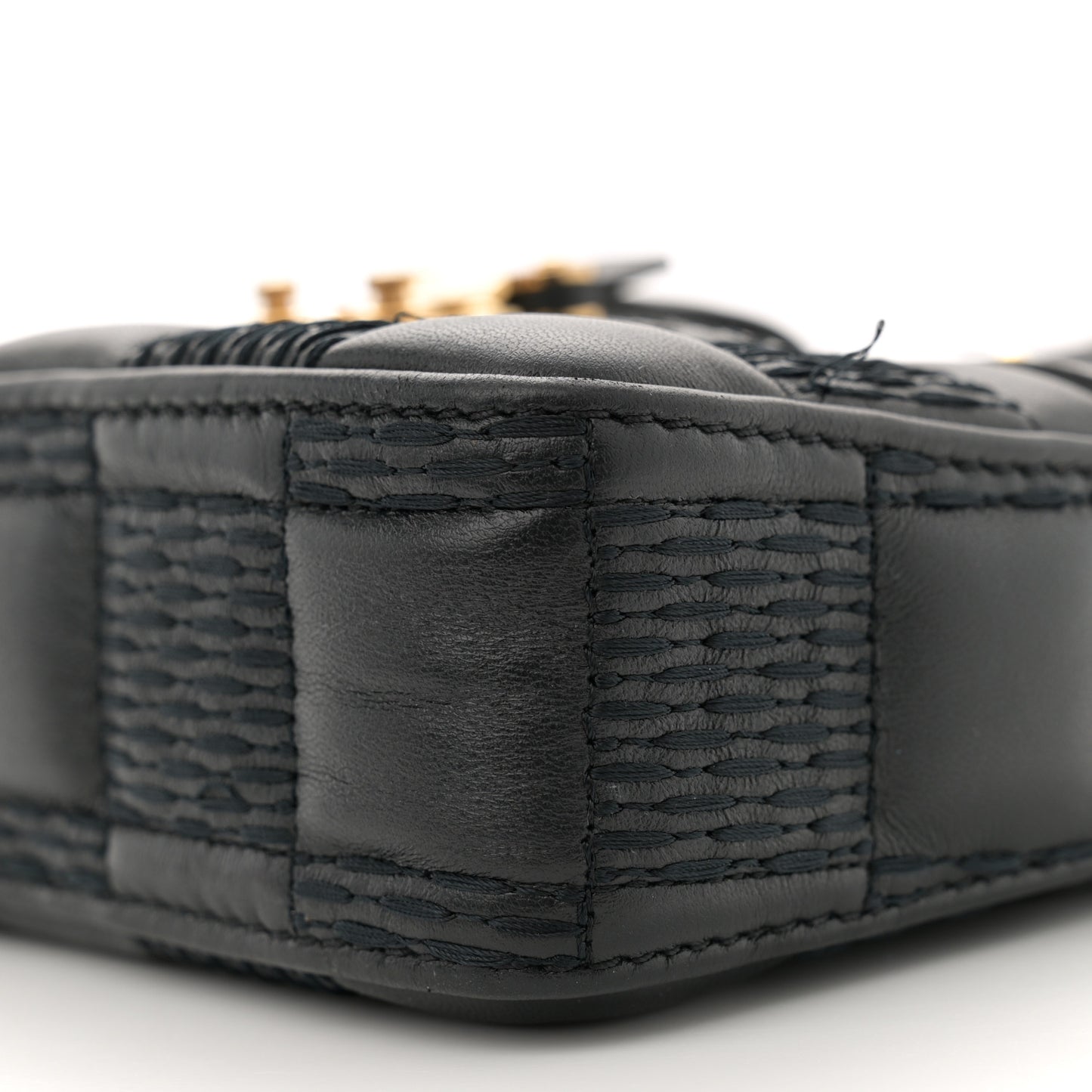 Damier Quilt Lambskin Troca Pochette Black