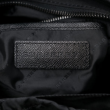 Burberry Nylon House Check Diaper Bag Black 6 of 11