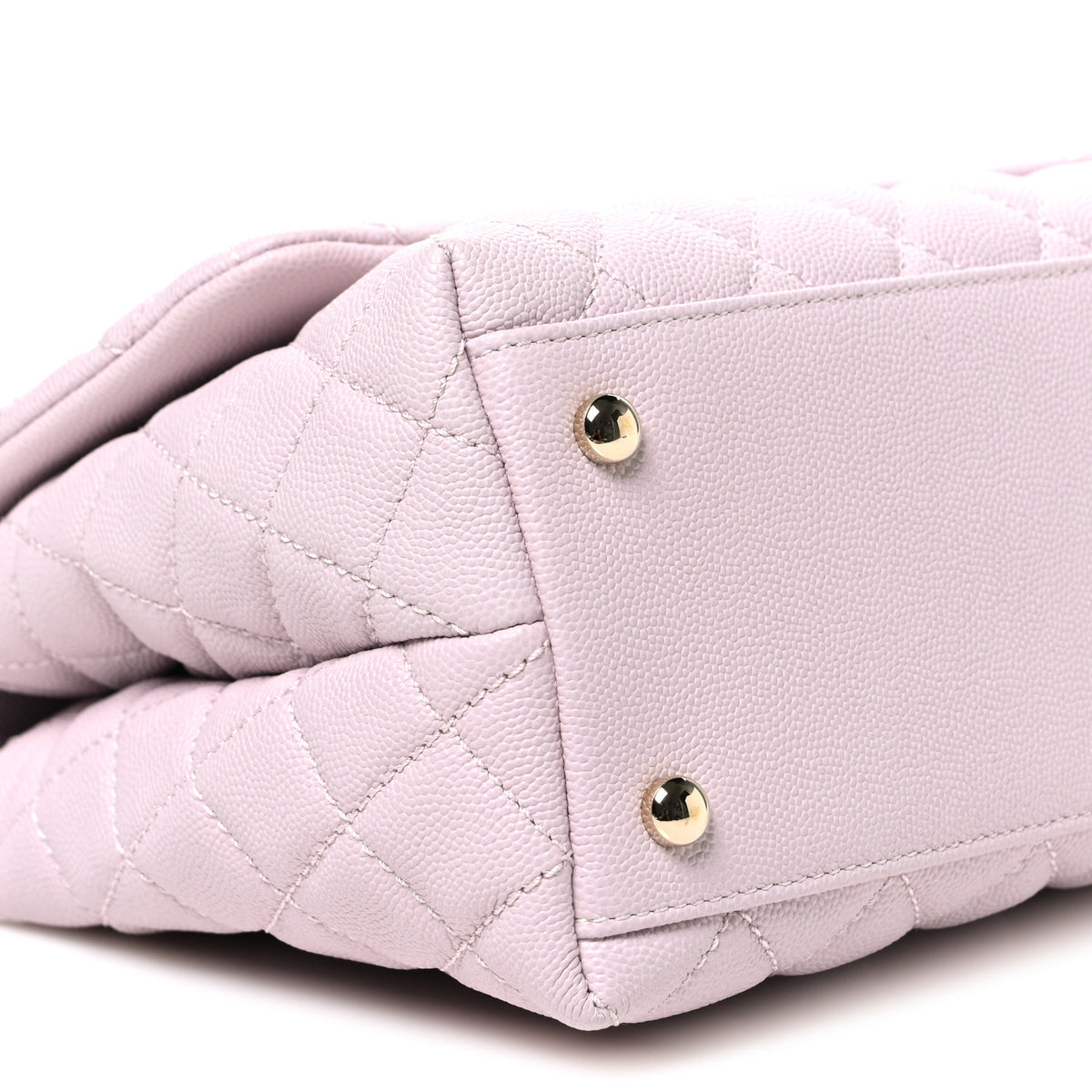 Caviar Quilted Small Coco Handle Flap Lilas Lilac