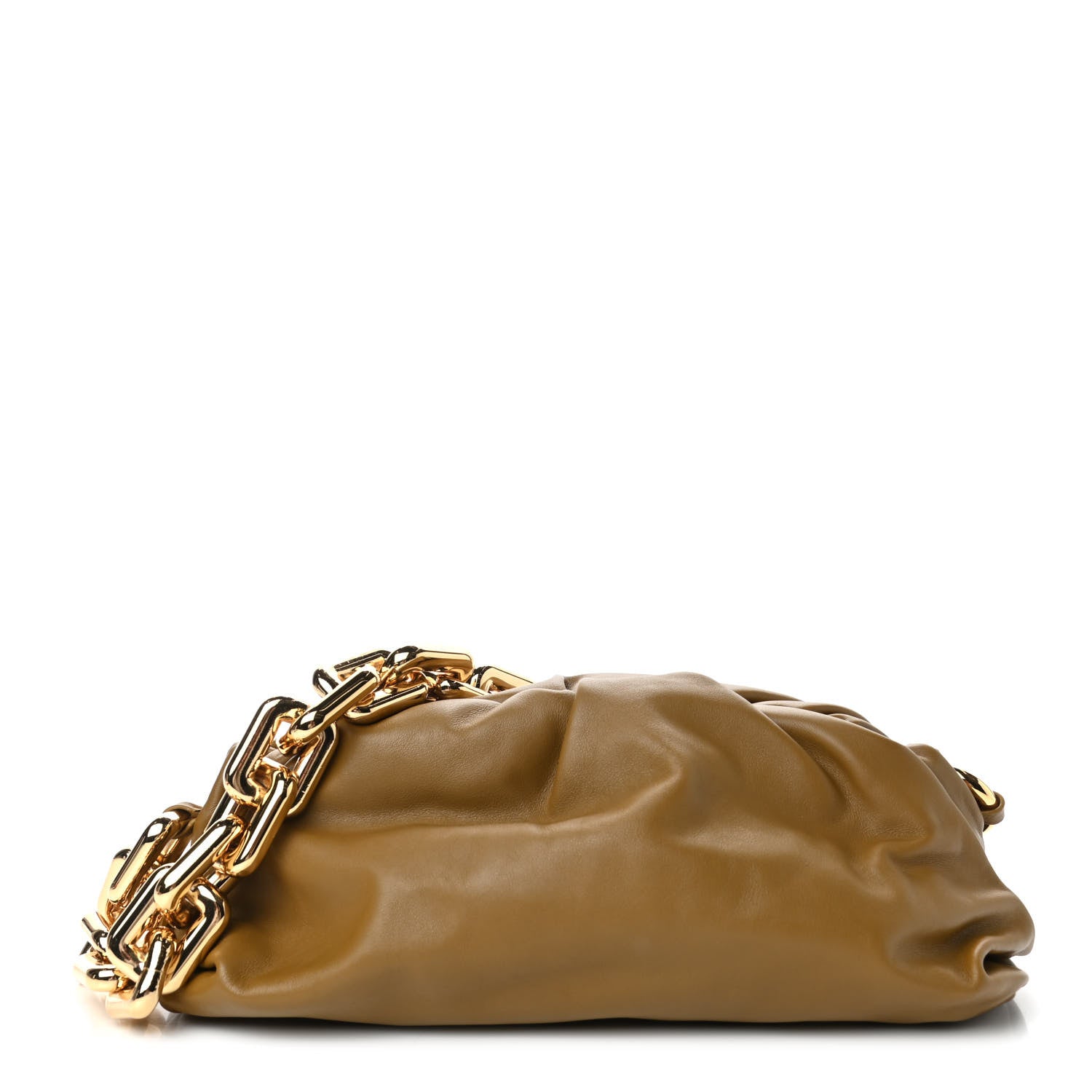 Bottega Veneta Calfskin The Pouch Chain Cammello 1 of 4