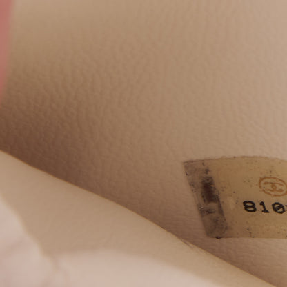 Chanel Caviar Vanity Cosmetic Case White 8 of 8