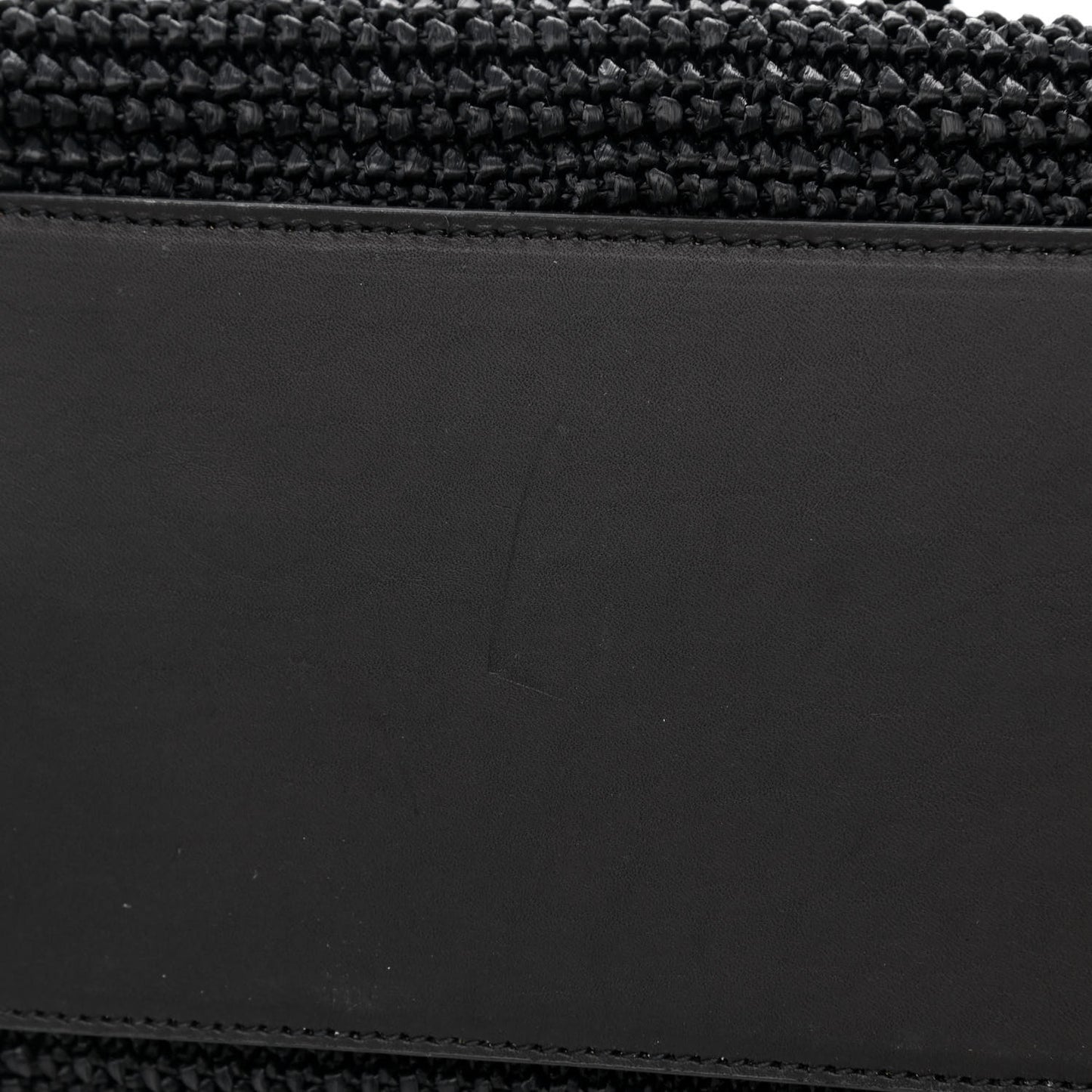 Raffia Tote Black