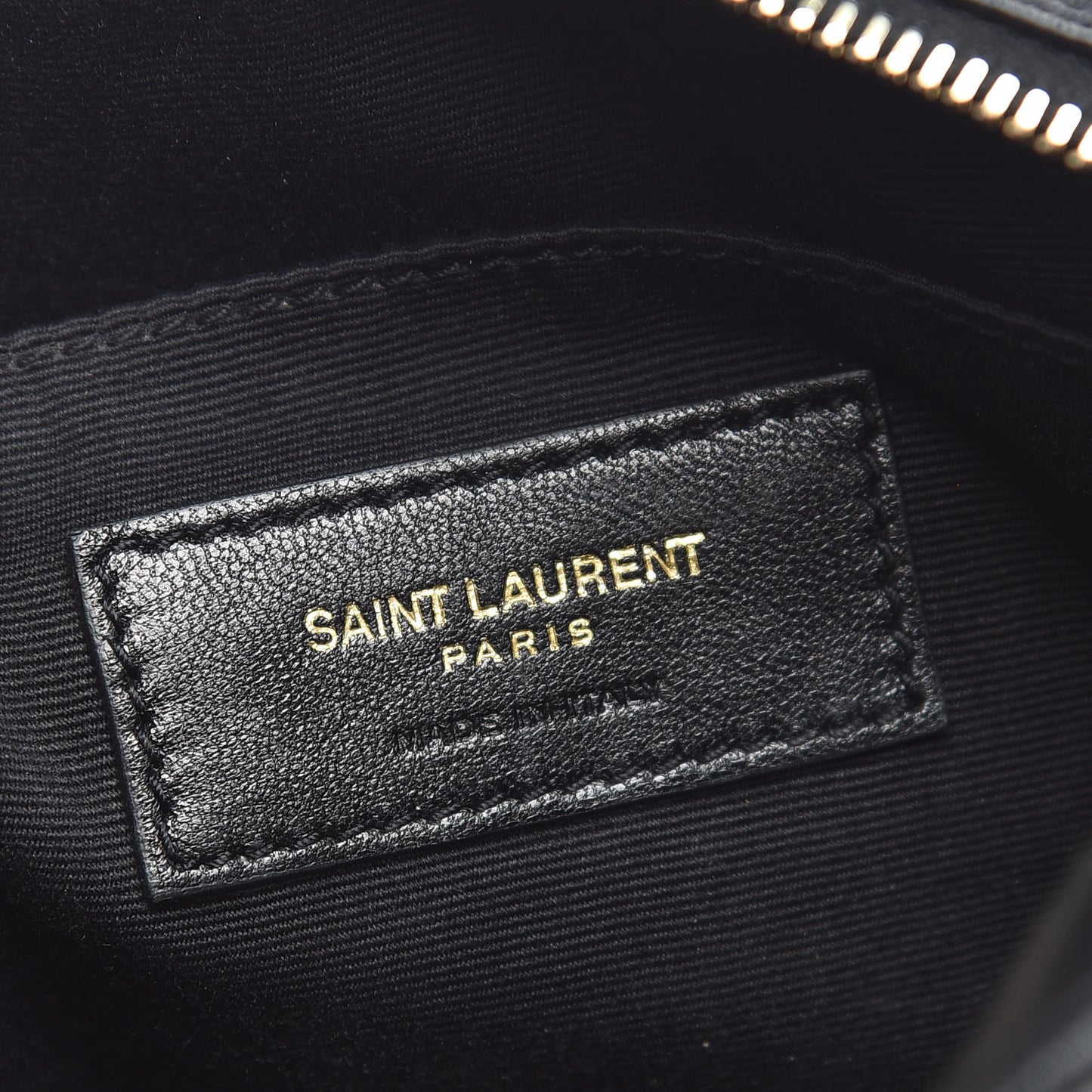 Calfskin Matelasse Monogram Lou Belt Bag Black