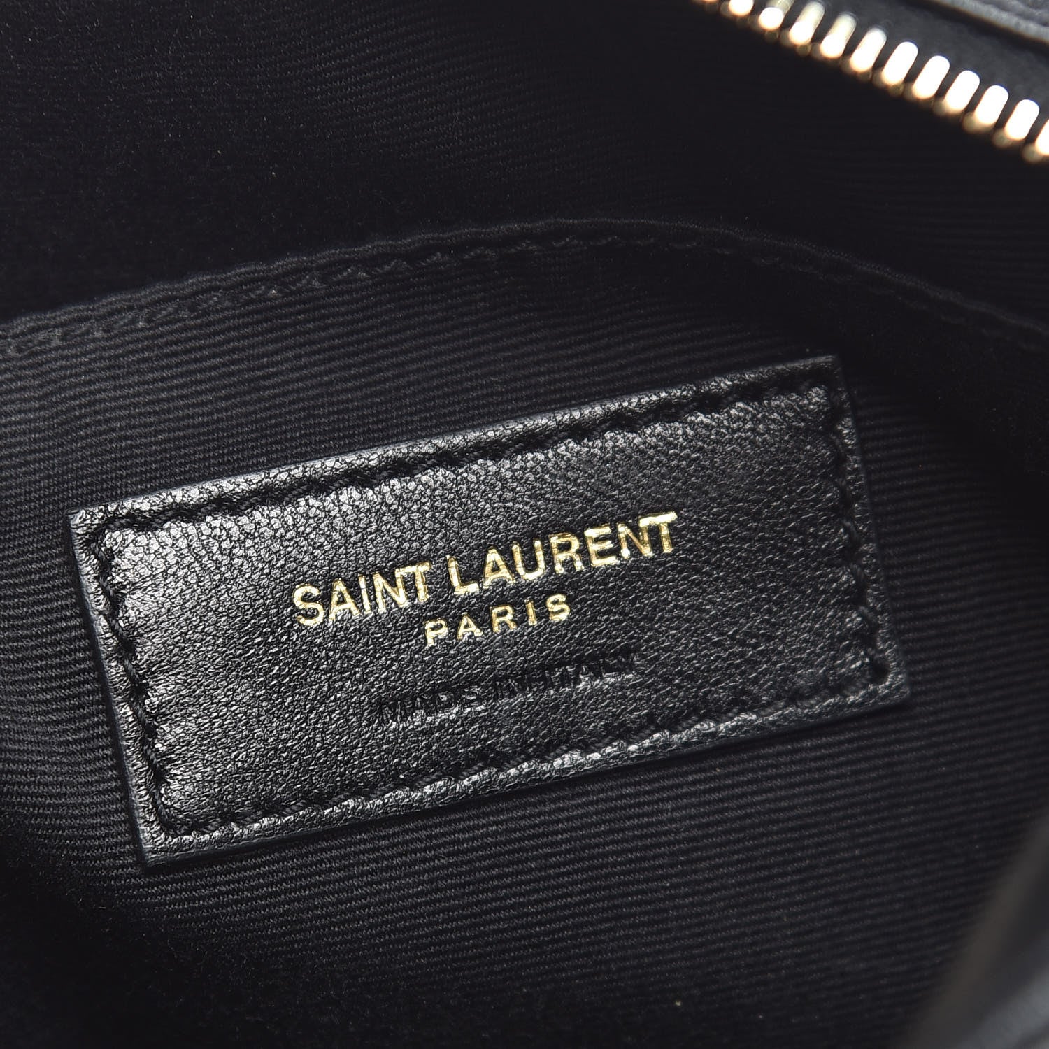 Saint Laurent Calfskin Matelasse Monogram Lou Belt Bag Black 6 of 9