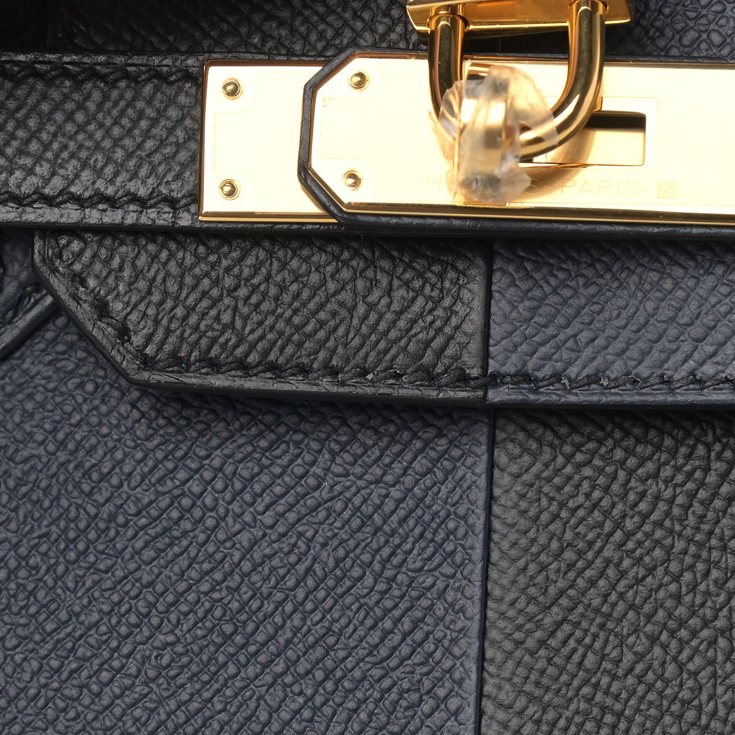 Epsom Casaque Birkin Sellier 30 Bleu Indigo Black Bleu Frida