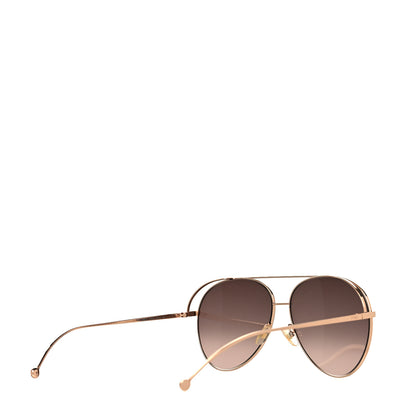 Fendi Metal Aviator Sunglasses FF0286/S Gold 4 of 7