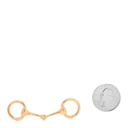 Hermes Permabrass Mors Scarf Ring Rose Gold 2 of 4