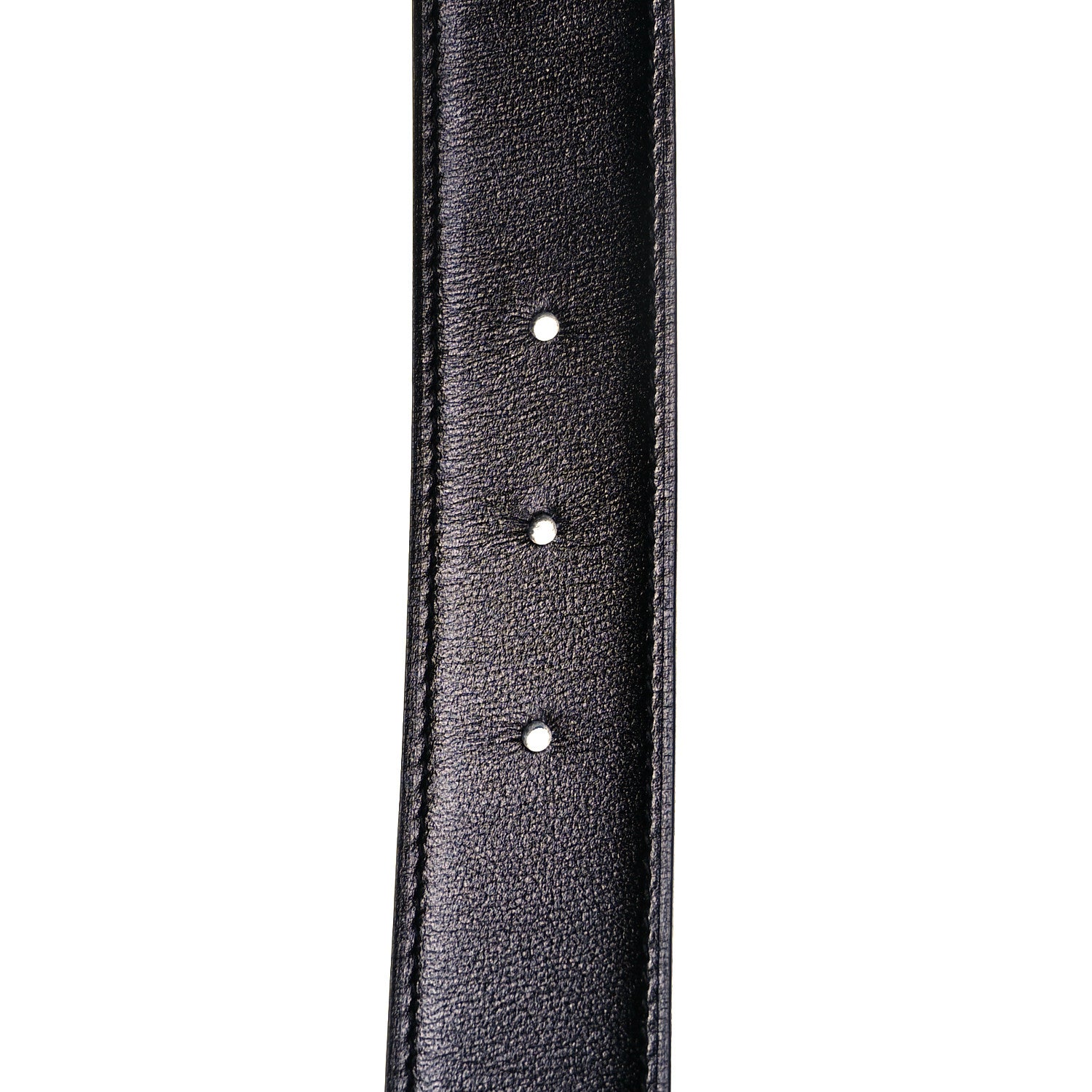 Hermes Swift Togo 32mm Belt Strap 90 Black Bleu Electrique 4 of 4