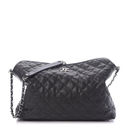 Chanel Caviar Quilted French Riviera Hobo Black 1 of 13