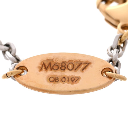 Louis Vuitton Logomania Bracelet Silver Gold 5 of 7
