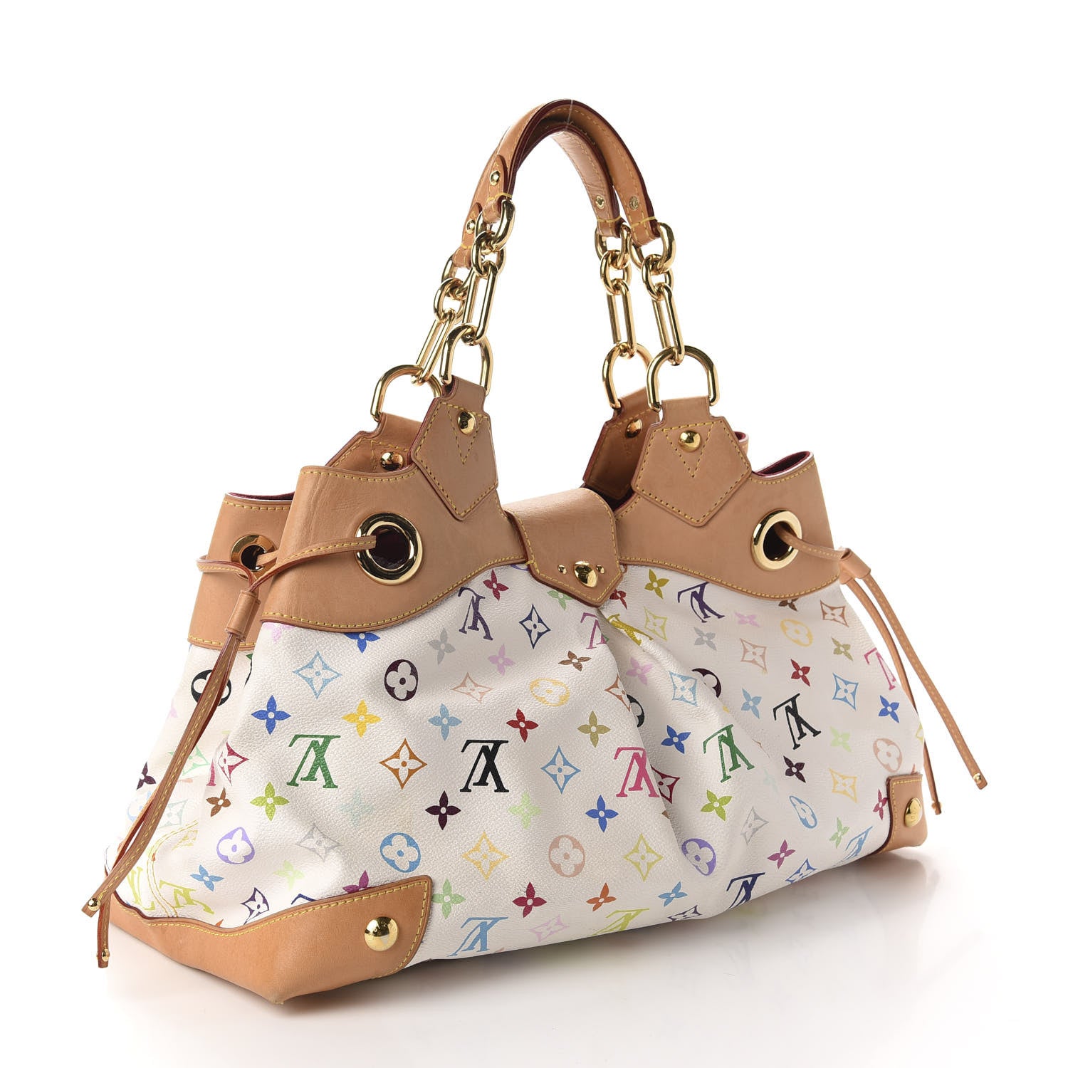 Louis Vuitton Monogram Multicolor Ursula White 3 of 11