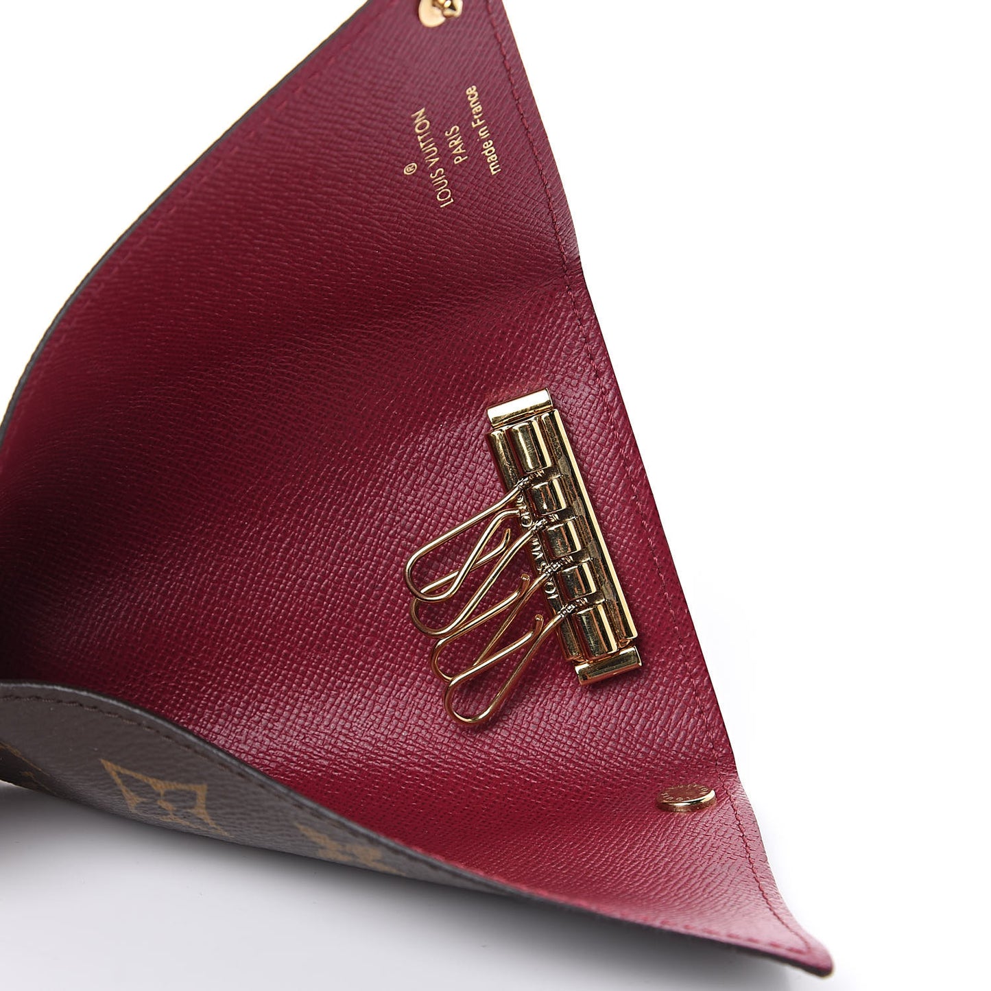 Monogram Berlingot Key Holder Fuchsia