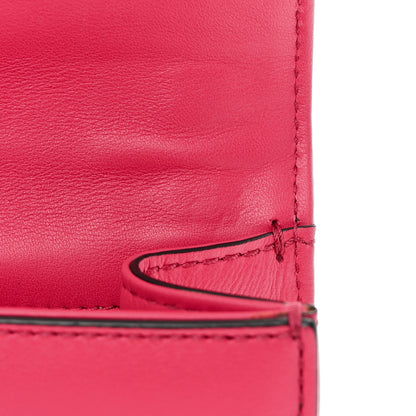Valentino Garavani Vitello Small Glam Lock Rockstud Flap Deep Fuxia 7 of 14