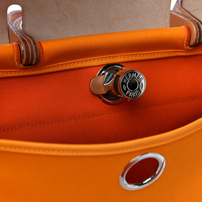 Hermes Vache Hunter Toile Herbag Zip 31 PM Jaune D'or 8 of 16
