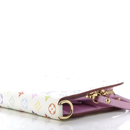 Louis Vuitton Monogram Multicolor Insolite Wallet White Litchi 12 of 12