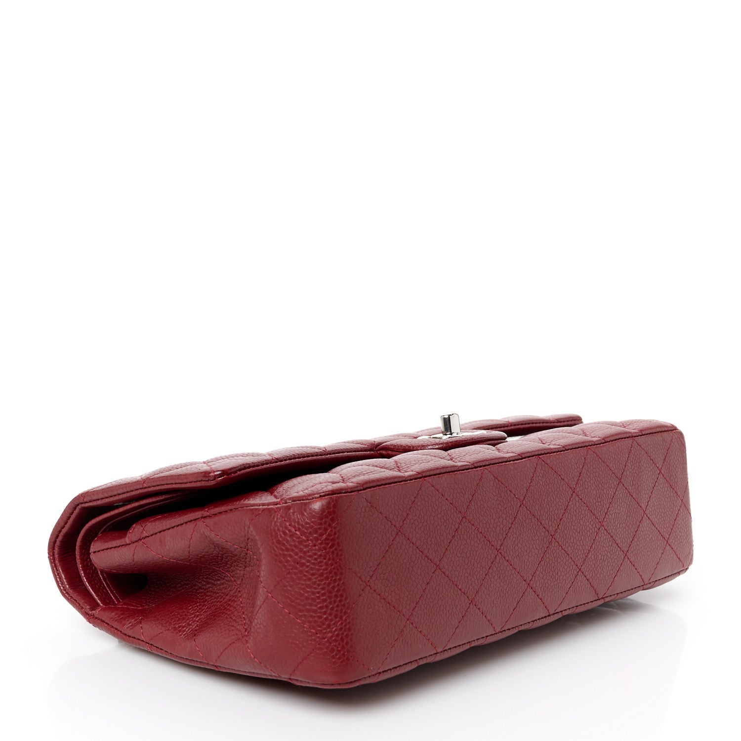 Chanel Caviar Quilted Medium Double Flap Red 4 of 11