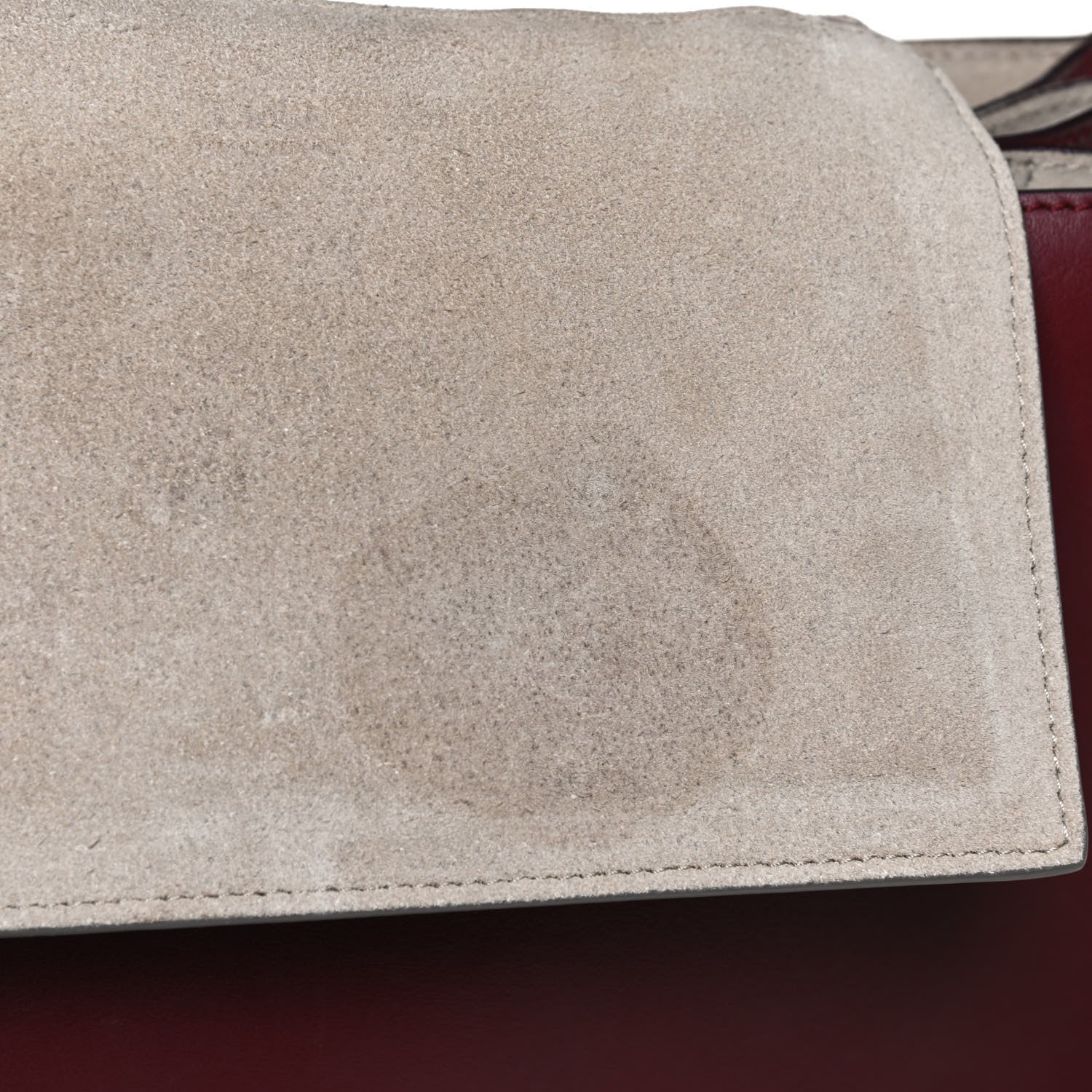 Chloe Calfskin Suede Medium Faye Shoulder Bag Plum Purple 14 of 14