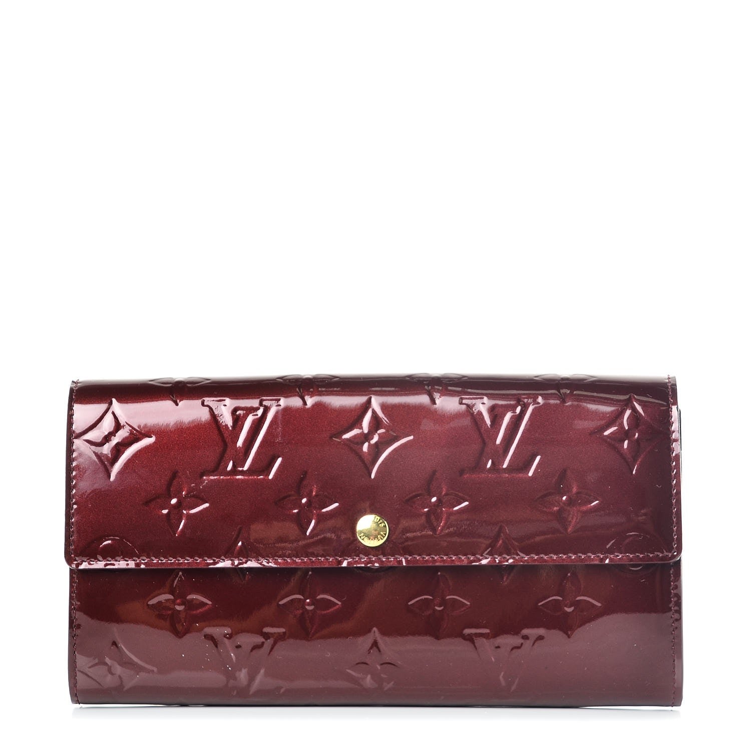 Louis Vuitton Vernis Sarah Wallet Rouge Fauviste 1 of 7