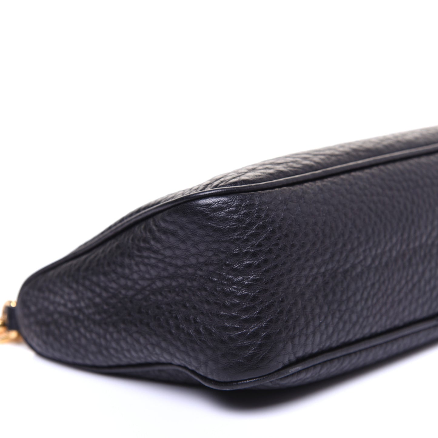 Vitello Daino Pochette Bag Black