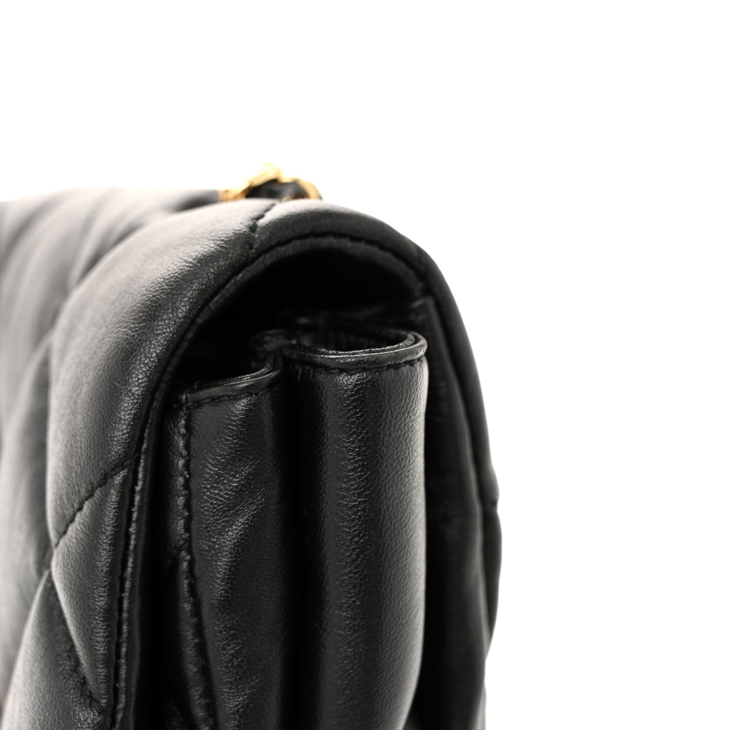 Nappa Quilted Ginny Medium Crossbody Black