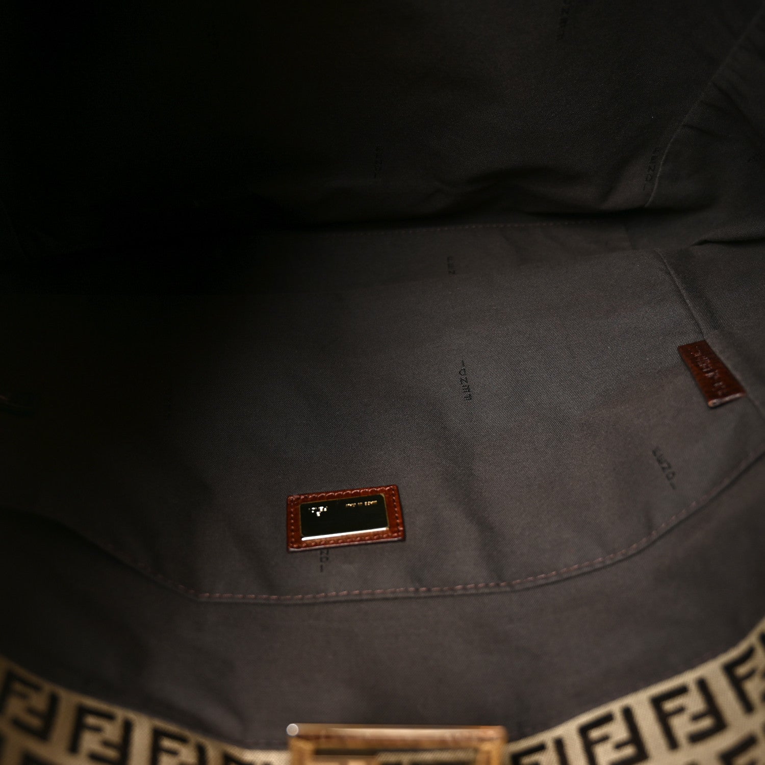 Fendi Zucchino Vitello Tote 5 of 10