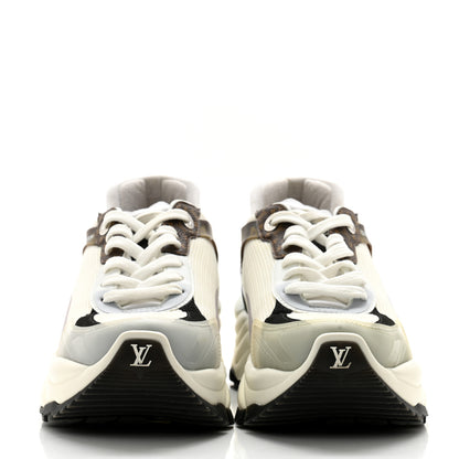 Louis Vuitton Monogram Calfskin Run 55 Sneakers 38.5 White 2 of 11