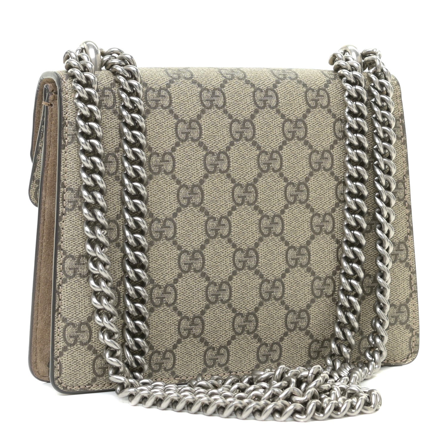 Gucci GG Supreme Monogram Mini Dionysus Shoulder Bag Taupe 3 of 10