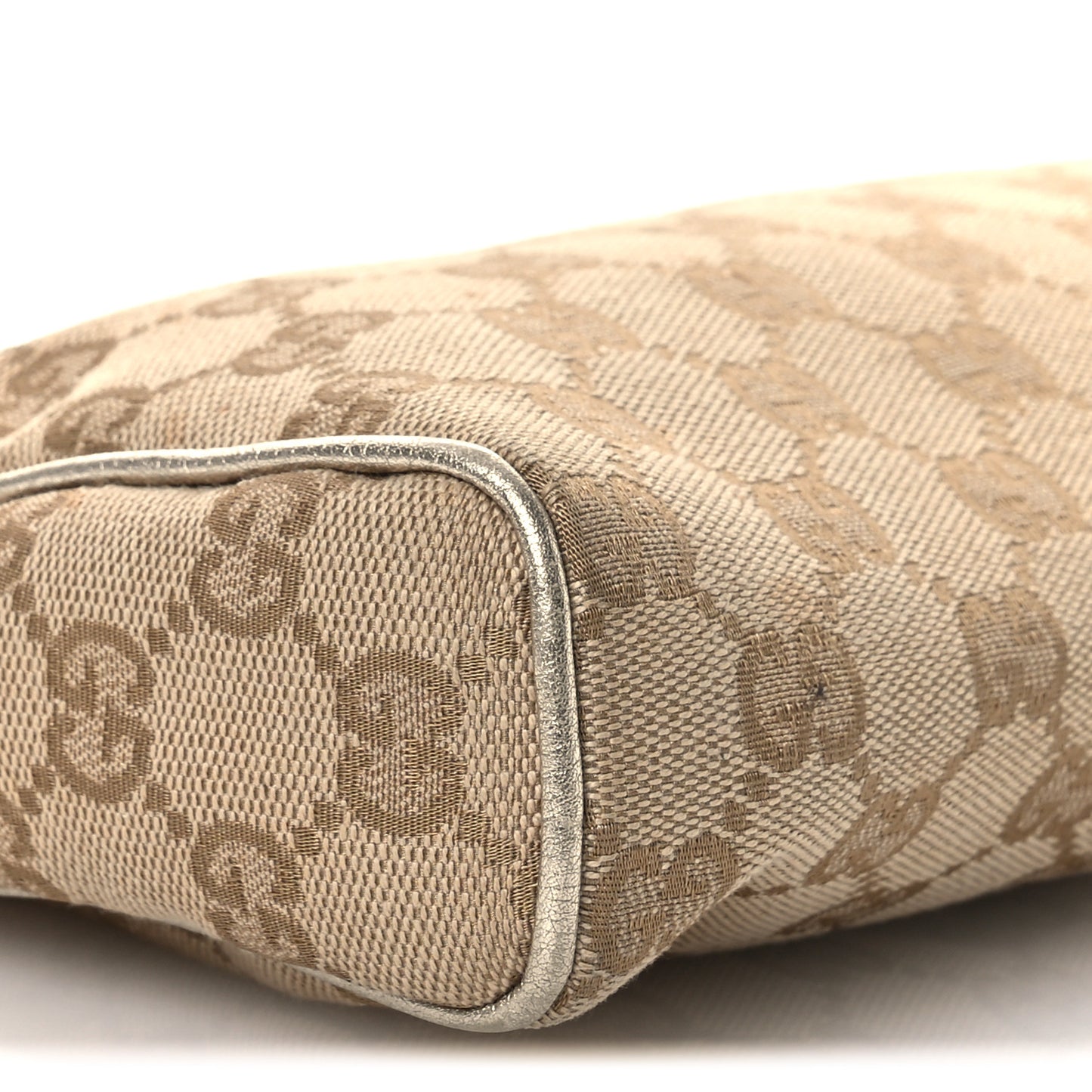 Monogram D Ring Cosmetic Case Metallic Bronze