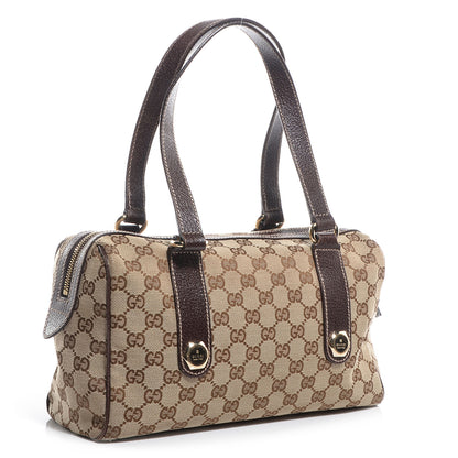 Gucci Monogram Small Charmy Boston Brown 3 of 7