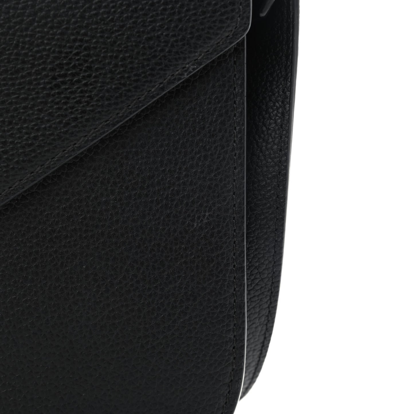 Grained Calfskin Patricia Park Avenue Crossbody Bag Black